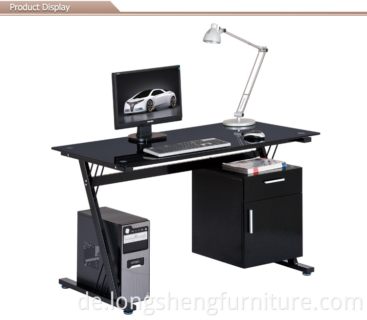 Heißer Verkauf billiger hölzerner großer Computertisch / vertikaler Computertisch vom Foshan-Möbelmarkt